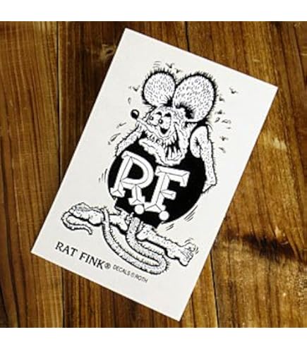 Amazon.co.jp: ラットフィンク ステッカー RatFink サイズS